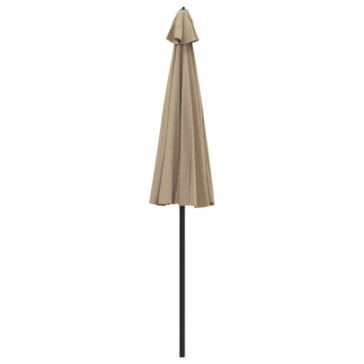 Umbrelă de soare exterior gri taupe - 270 cm | Livrare gratuită