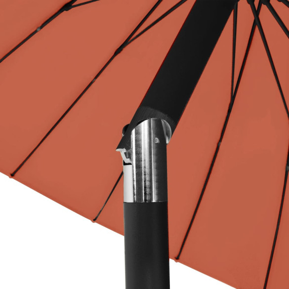 Umbrelă de Soare Exterior cu Stâlp Aluminiu - 270 cm