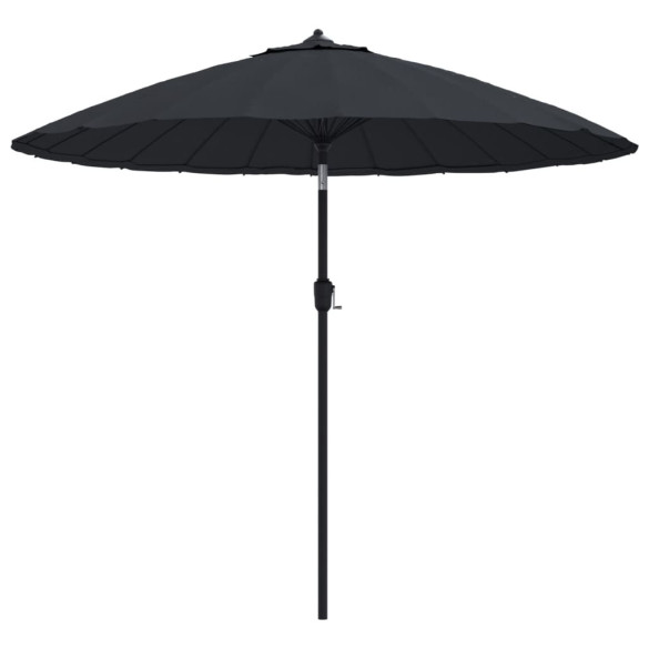Umbrelă de soare exterior 270 cm - Aluminiu negru