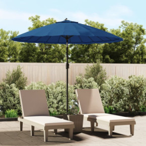 Umbrelă de soare exterior azuriu 270 cm | Livrare gratuită