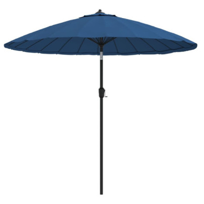 Umbrelă de soare exterior azuriu 270 cm | Livrare gratuită
