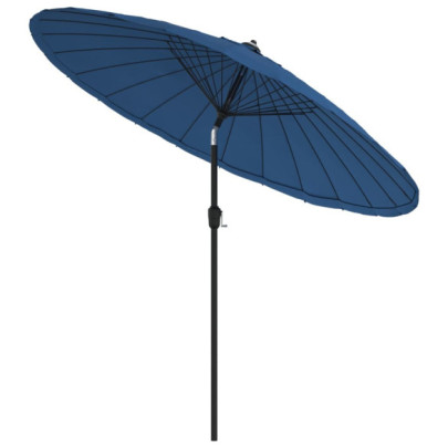 Umbrelă de soare exterior azuriu 270 cm | Livrare gratuită