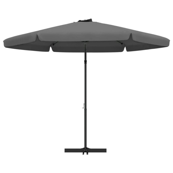 Umbrelă de soare 300 cm cu stâlp din oțel - Antracit