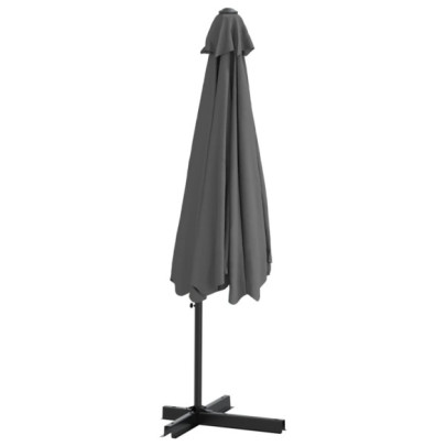 Umbrelă de soare 300 cm cu stâlp din oțel - Antracit