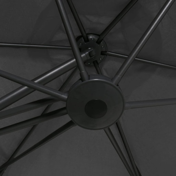 Umbrelă de soare 300 cm cu stâlp din oțel - Antracit