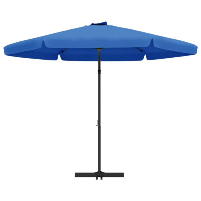 Umbrelă Soare Grădină Albastru Azur 300 cm | Livrare Gratuită