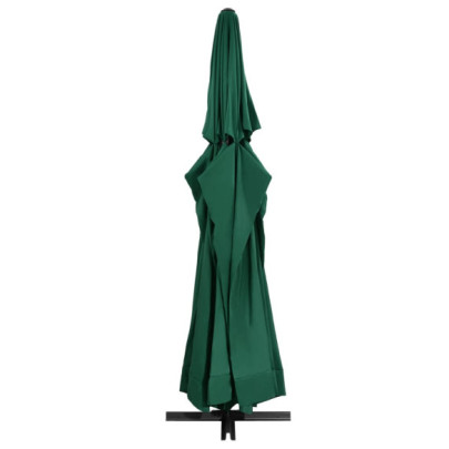 Umbrelă de soare 6m cu stâlp aluminiu | Verde