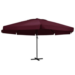 Umbrelă Soare Grădină Roșu Bordo 600cm | Livrare Gratuită