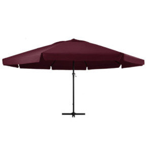Umbrelă Soare Grădină Roșu Bordo 600cm | Livrare Gratuită 2
