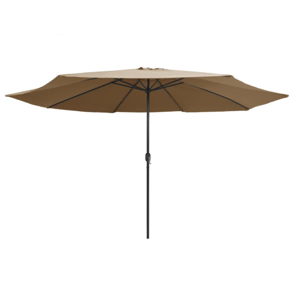 Umbrelă de Soare 390 cm cu Mecanism Manivelă | Livrare Gratuită