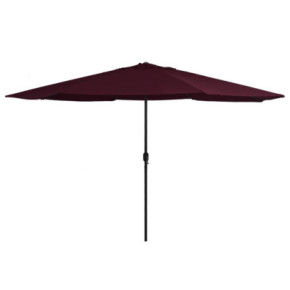 Umbrelă de grădină roșu bordo 390 cm - Livrare gratuită