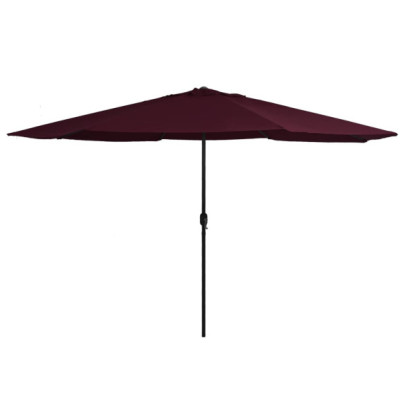 Umbrelă de grădină roșu bordo 390 cm - Livrare gratuită
