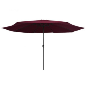 Umbrelă de grădină roșu bordo 390 cm - Livrare gratuită 2