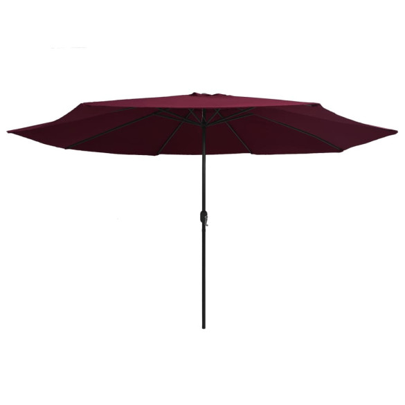Umbrelă de grădină roșu bordo 390 cm - Livrare gratuită