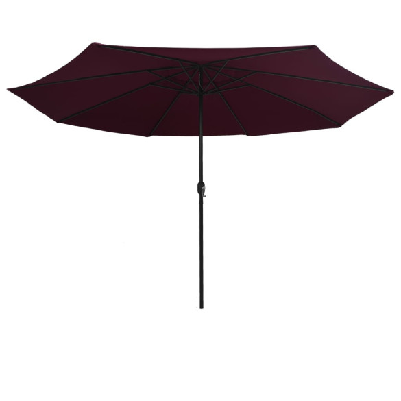 Umbrelă de grădină roșu bordo 390 cm - Livrare gratuită