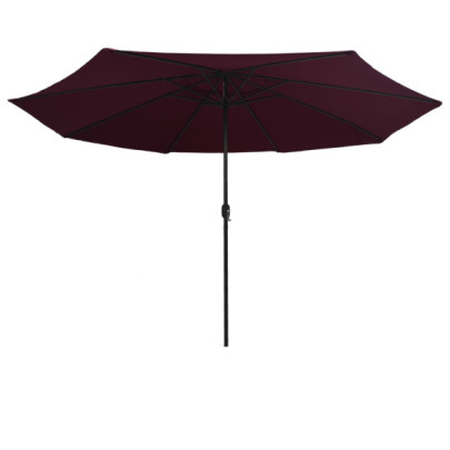 Umbrelă de grădină roșu bordo 390 cm - Livrare gratuită