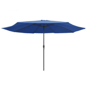 Umbrelă de grădină 390 cm - Albastru azuriu - Livrare gratuită 2