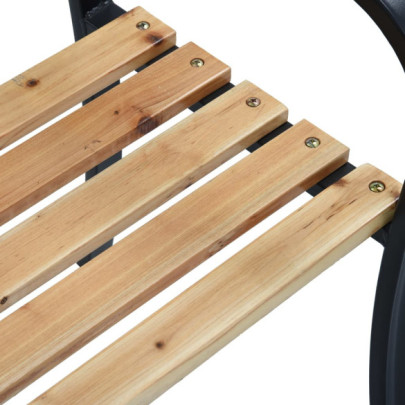 Bancă Grădină Lemn 120 cm | Rezistentă la Intemperii