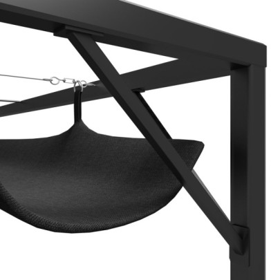 Pavilion Grădină Acoperiș Retractabil Antracit 3x3m | Livrare Gratuită