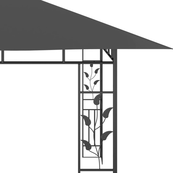 Pavilion cu Plasă Anti-Țânțari Antracit 4x3m - Livrare Gratuită Pavilion cu Plasă Anti-Țânțari Antracit 4x3m - Livrare Gratuită