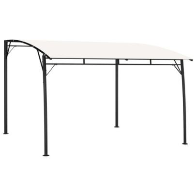 Copertină pavilion de grădină - crem - 3x3x2,55 m