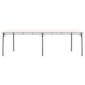 Pavilion de grădină crem 6x3m | Cort protectie soare | Livrare gratuită 2