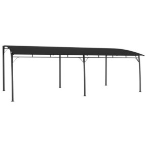 Pavilion Grădină Antracit 6x3m | Cort Protecție Soare | Livrare Gratuită