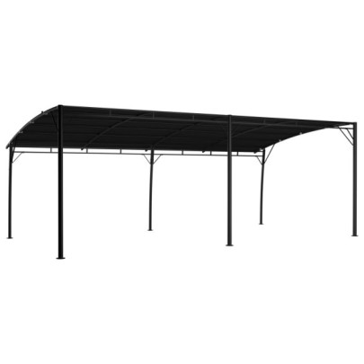 Pavilion Grădină Antracit 6x3m | Cort Protecție Soare | Livrare Gratuită