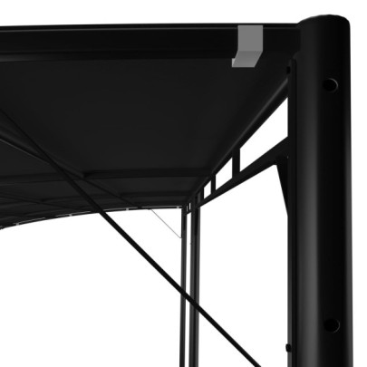 Pavilion Grădină Antracit 6x3m | Cort Protecție Soare | Livrare Gratuită