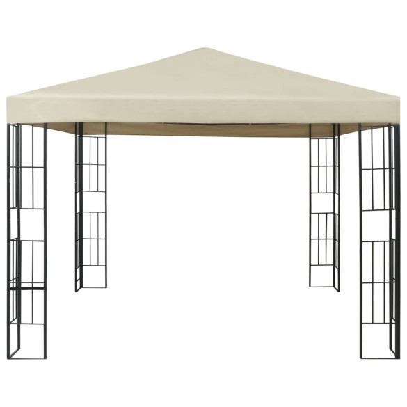 Pavilion Grădină 3x3m - Crem, Cadru Oțel, Acoperiș Poliester Pavilion Grădină 3x3m - Crem, Cadru Oțel, Acoperiș Poliester