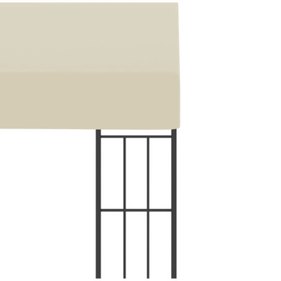 Pavilion de perete crem 3x3m - Material textil | Livrare gratuită