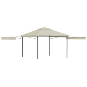 Pavilion Extensibil cu Acoperiș Dublu - 3x3 m - Crem