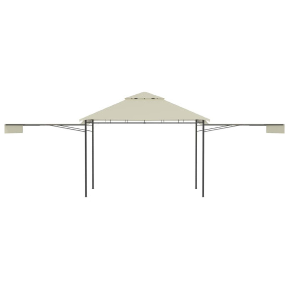 Pavilion Extensibil cu Acoperiș Dublu - 3x3 m - Crem