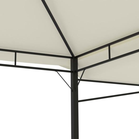 Pavilion Extensibil cu Acoperiș Dublu - 3x3 m - Crem