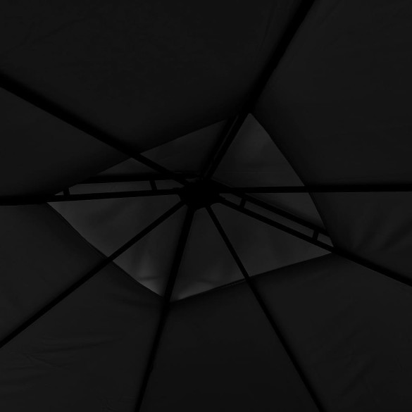 Pavilion Extensibil Acoperiș Dublu 3x3m Antracit | Livrare Gratuită