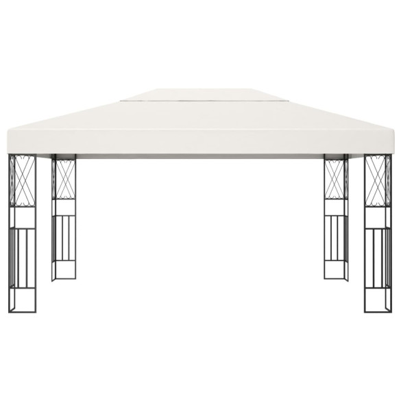 Pavilion Grădină Crem 3x4m - Material Textil Rezistent