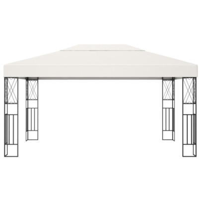 Pavilion Grădină Crem 3x4m - Material Textil Rezistent