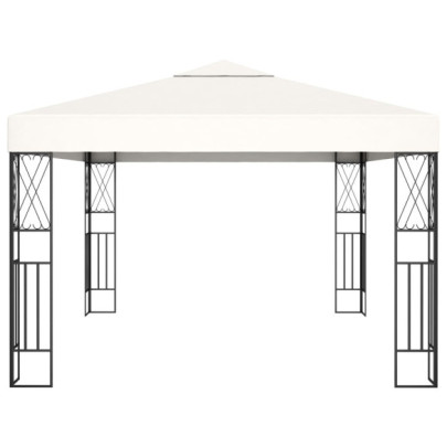 Pavilion Grădină Crem 3x4m - Material Textil Rezistent