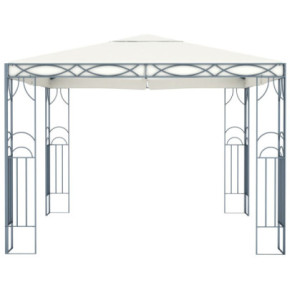 Pavilion Grădină Crem 3x3m | Oțel Rezistent | Livrare Gratuită 2