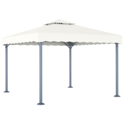 Pavilion - crem - 300 x 300 cm - aluminiu