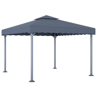 Pavilion - antracit - 300 x 300 cm - aluminiu