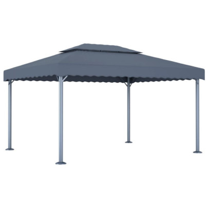 Pavilion - antracit - 400 x 300 cm - aluminiu