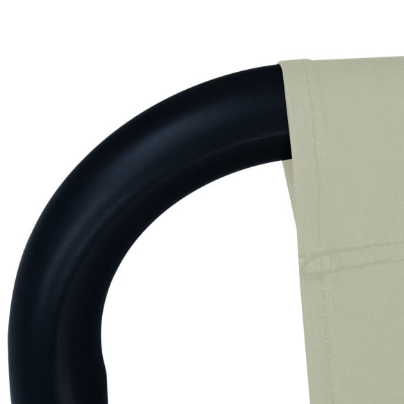 Pat Grădină Crem 200x90cm Oțel - Livrare Gratuită