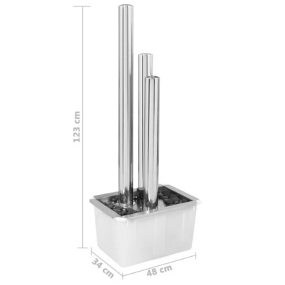 Fantana Gradina Otel Inoxidabil - Decor Apa Relaxant