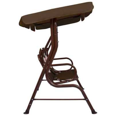 Leagăn Balansoar Copii Maro - Textil Oxford - Livrare Gratuită