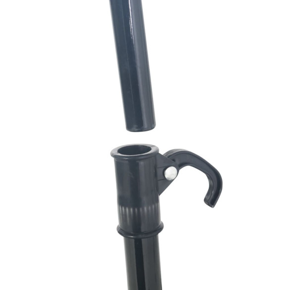 Pat Șezlong Exterior cu Umbrelă - Relaxare în Grădină