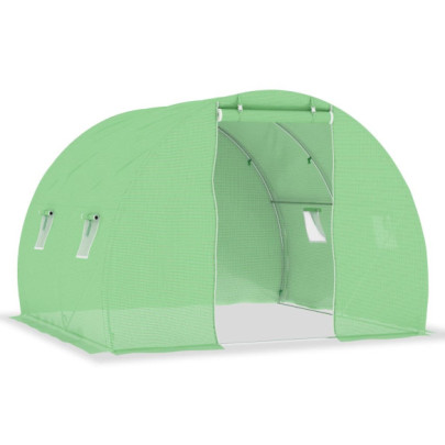 Seră 6m² - Cadru Oțel, 4 Ferestre - Livrare Gratuită