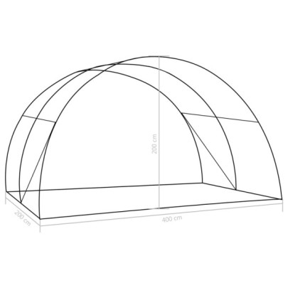 Seră Grădină 8 m² - Oțel Galvanizat, Livrare Gratuită