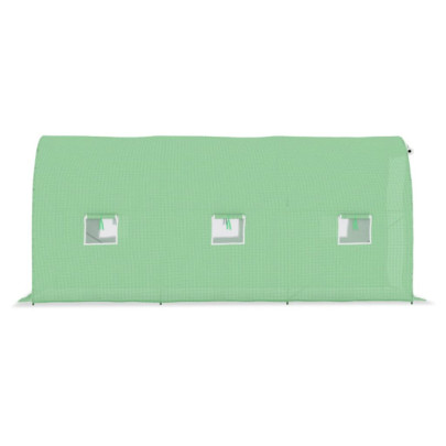 Seră Verde 4.5x2m cu Ventilație | Livrare Gratuită