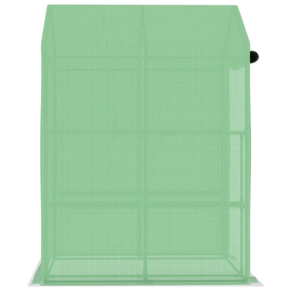Seră cu Rafturi 143x143x195 cm - Oțel Rezistent Seră cu Rafturi 143x143x195 cm - Oțel Rezistent
